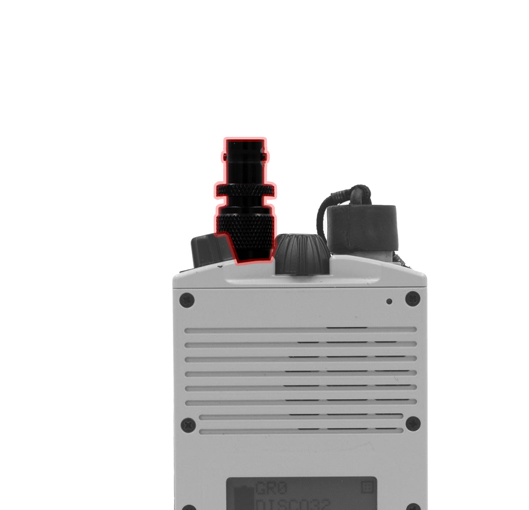 black mil radio qd adapter