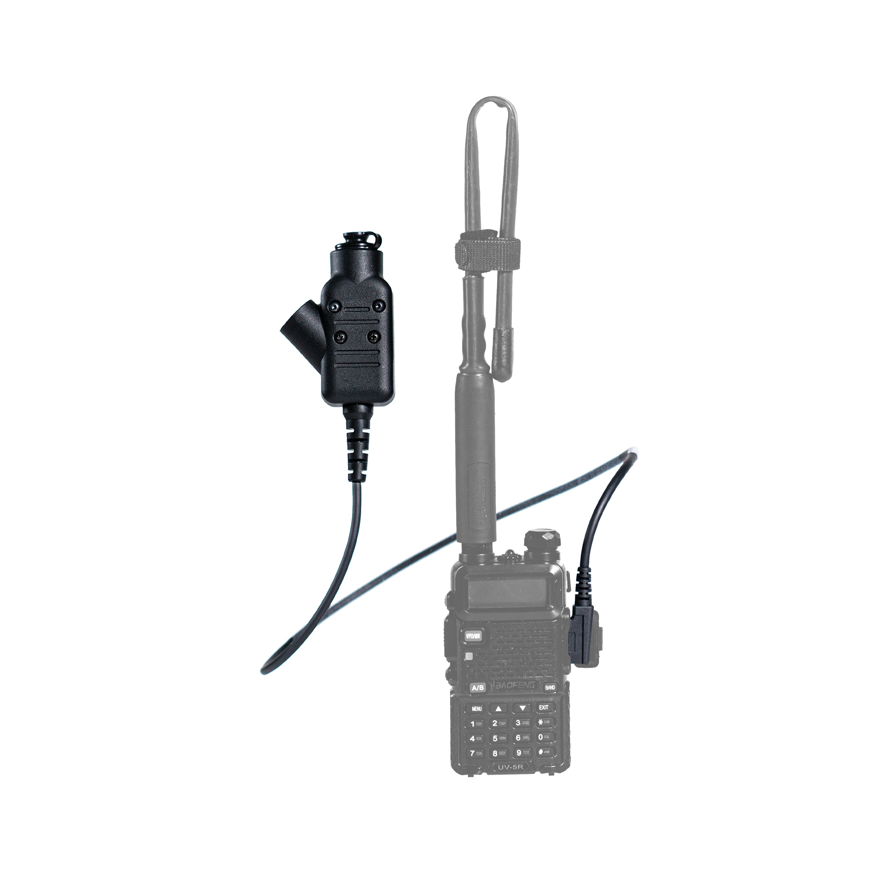 Kenwood K1 (2‑Pin) PTT Adapter – Constant Able | DISCO32