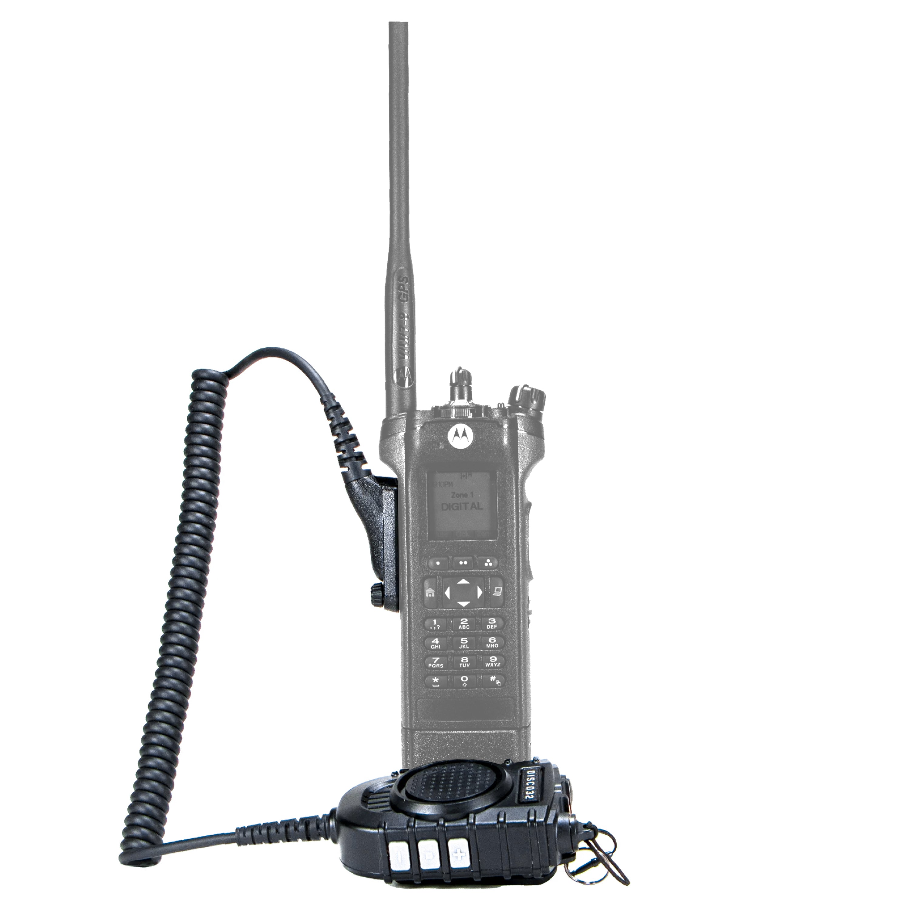 MSM Speaker Mic for Motorola APX | GCAI Connector | DISCO32