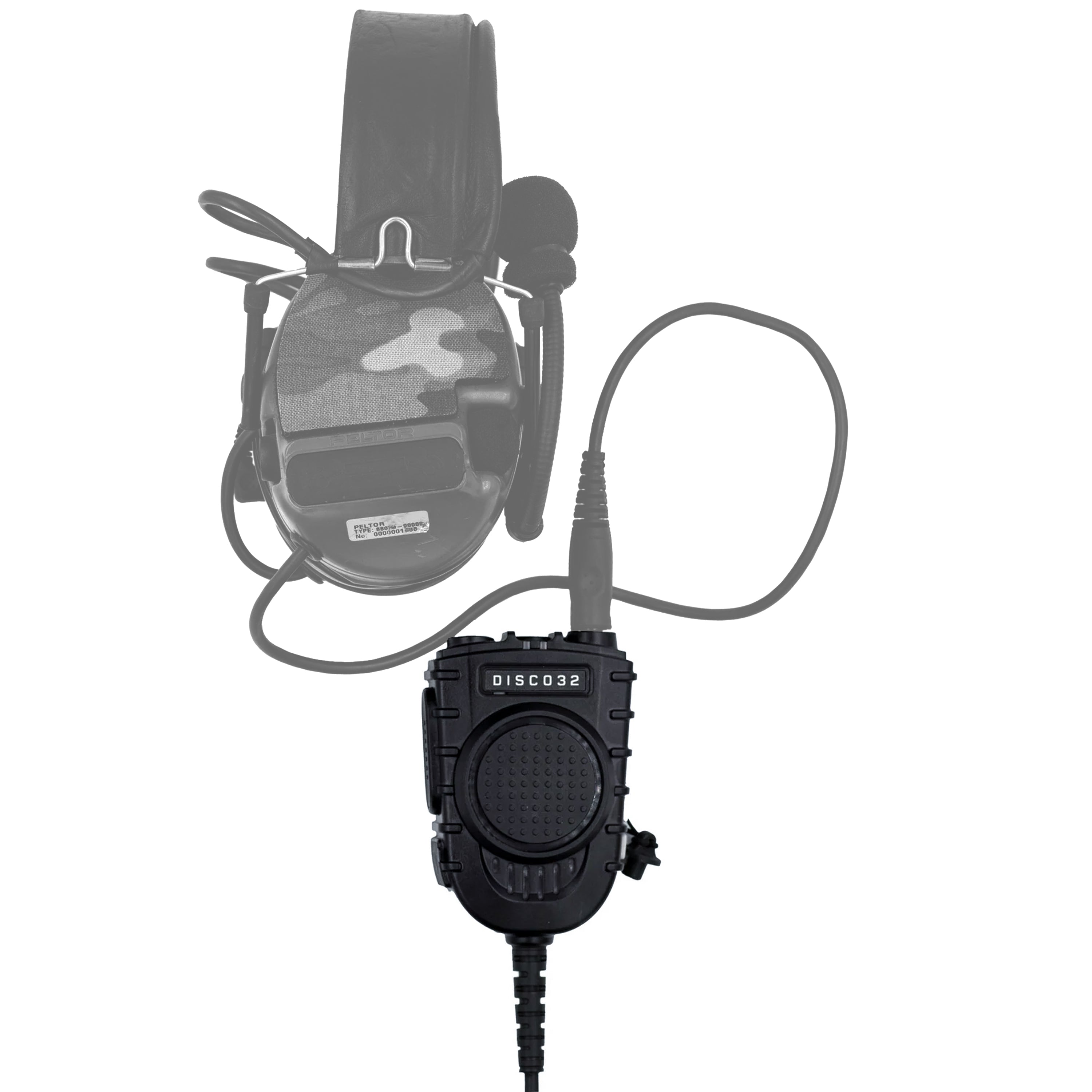 MSM Speaker Mic for Motorola XTS | Universal Connector | DISCO32