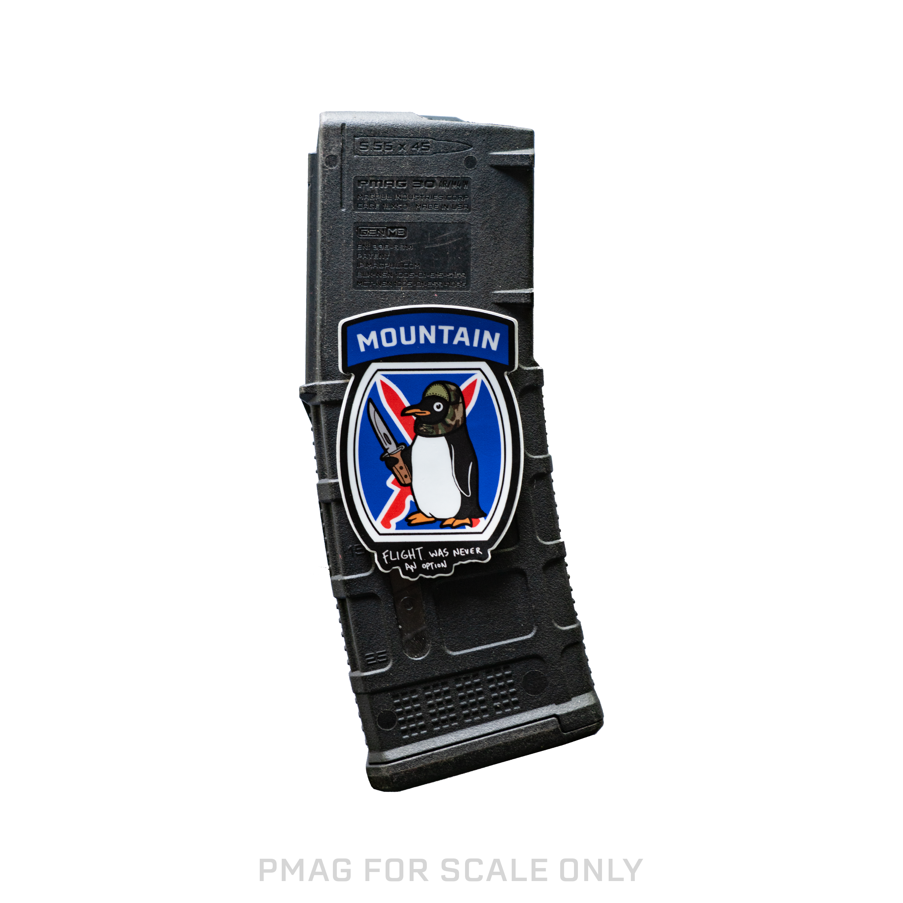 10th Mountain Penguin Sticker