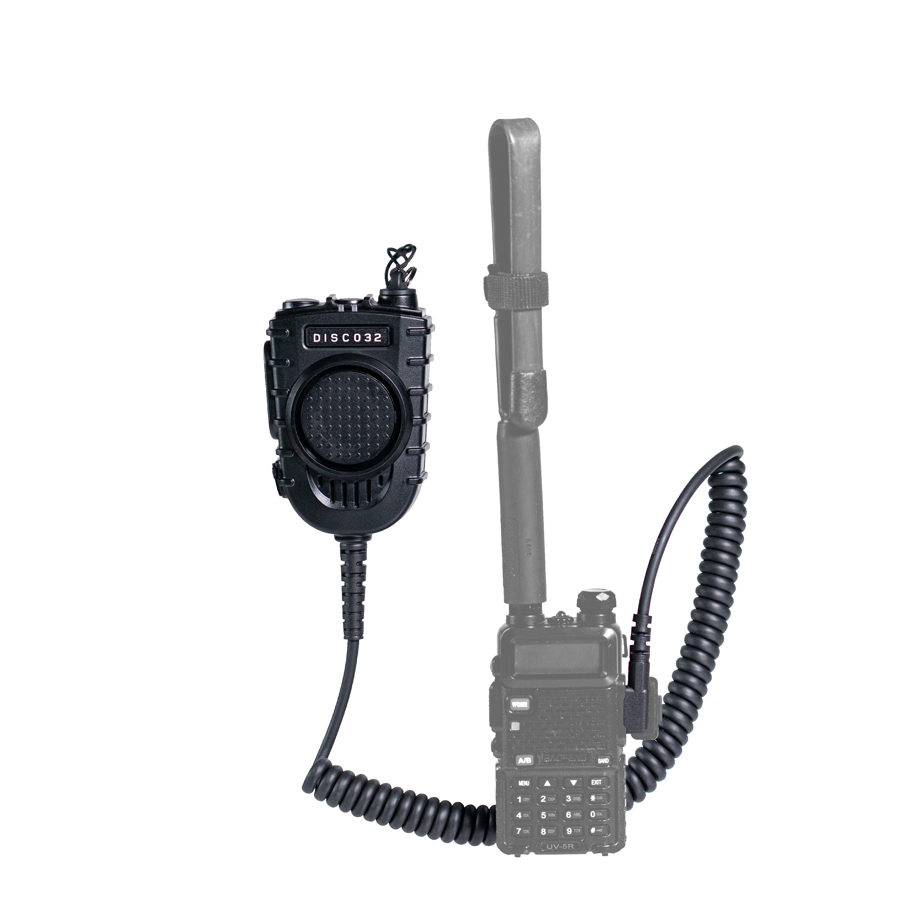 Modular Speaker Mic Kenwood 2-Pin for Kenwood 2-pin portables
