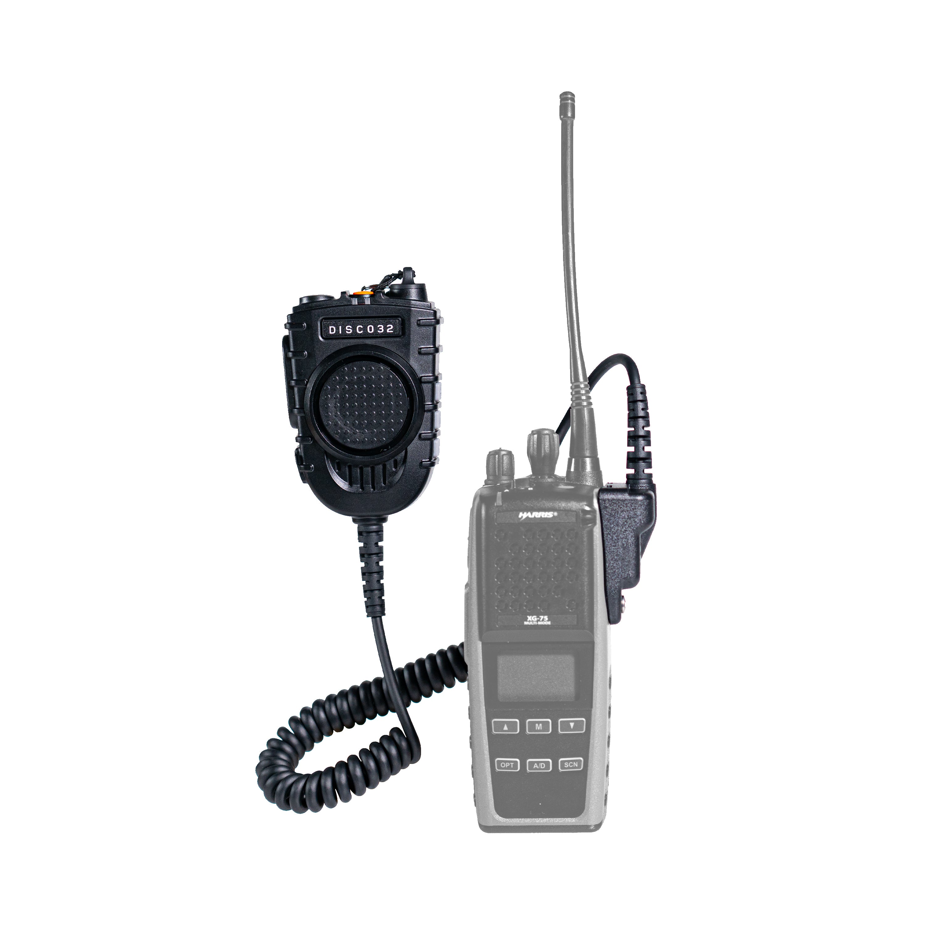 MSM Speaker Mic for Harris XG-75 | UDC 15-Pin | DISCO32